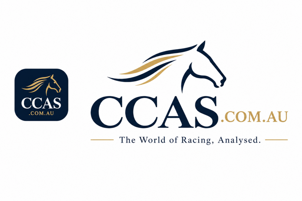 Navy and Gold Racing Emblem